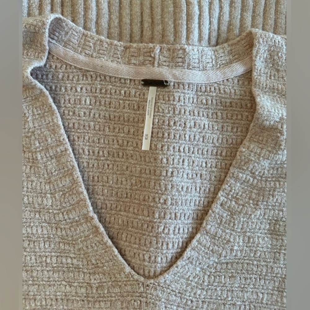 Free People Lace Up Oversized Sweater or Tunic Dress - Picture 10 of 15